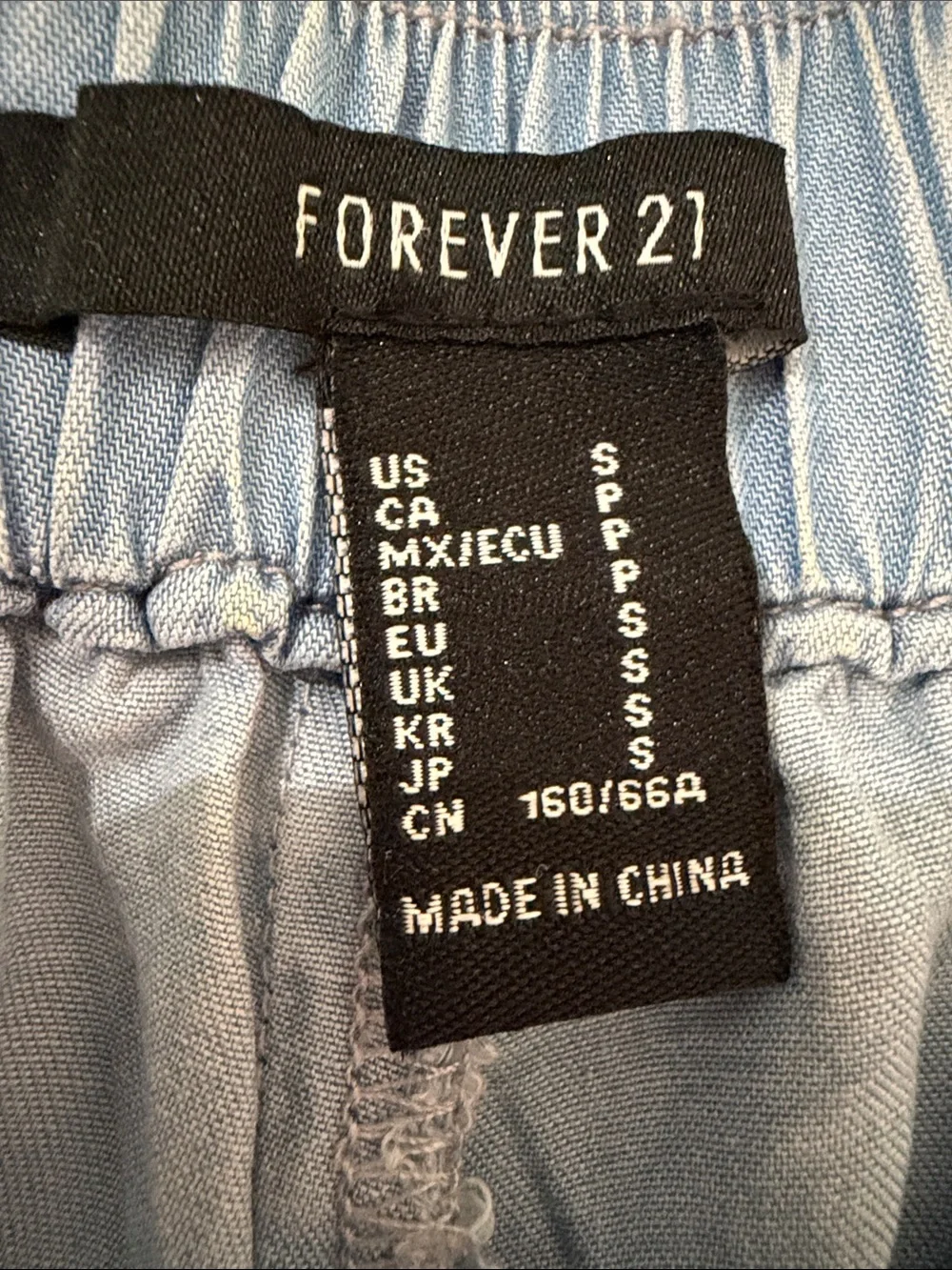 Forever 21 Denim ruffle shorts - Size Small